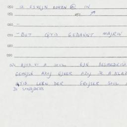 Eastern questionnaire, answ...