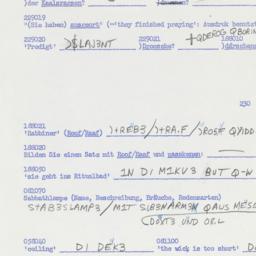 Western questionnaire, answ...