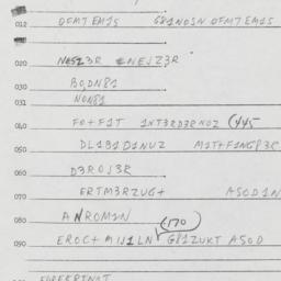 Eastern questionnaire, answ...