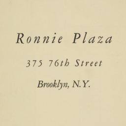 Ronnie Plaza, 375 76 Street