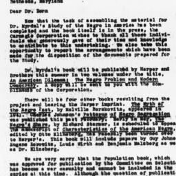 Letter from Frederick P. Ke...
