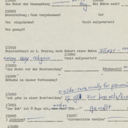 Western questionnaire, answ...