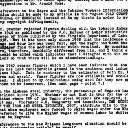 Letter from Herbert R. Nort...