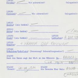 Western questionnaire, answ...