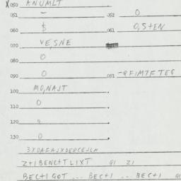 Eastern questionnaire, answ...