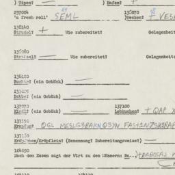 Western questionnaire, answ...