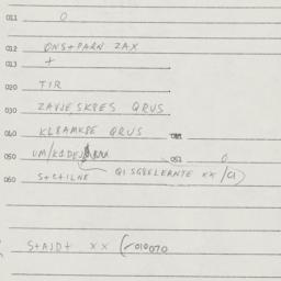 Eastern questionnaire, answ...
