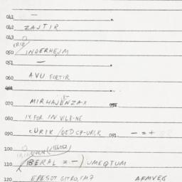 Eastern questionnaire, answ...