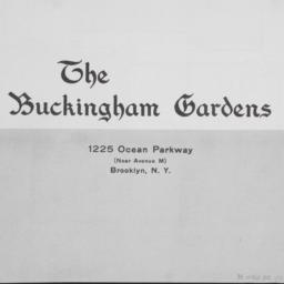 The
    Buckingham Gardens,...