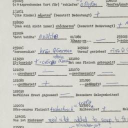 Western questionnaire, answ...