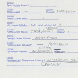 Western questionnaire, answ...