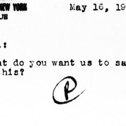 Note from John M. Russell t...