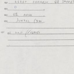 Eastern questionnaire, answ...