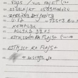 Eastern questionnaire, answ...