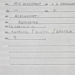 Eastern questionnaire, answ...
