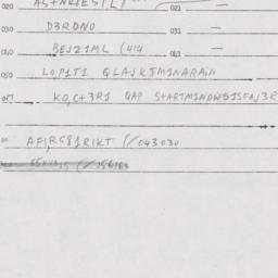 Eastern questionnaire, answ...