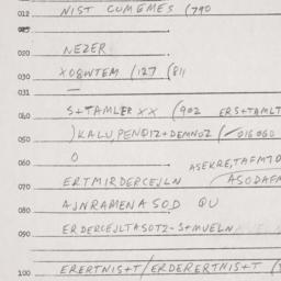 Eastern questionnaire, answ...