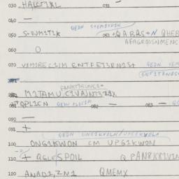 Eastern questionnaire, answ...