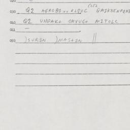 Eastern questionnaire, answ...