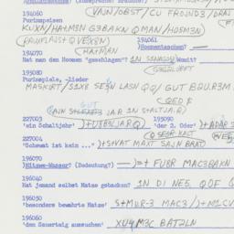 Western questionnaire, answ...