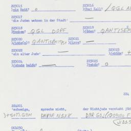 Western questionnaire, answ...