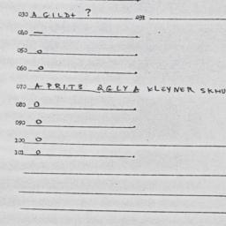 Eastern questionnaire, answ...