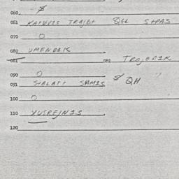 Eastern questionnaire, answ...