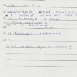 Eastern questionnaire, answ...