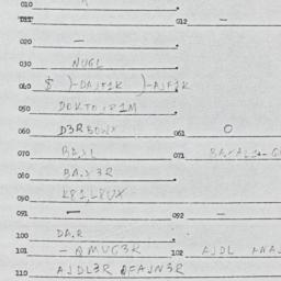 Eastern questionnaire, answ...