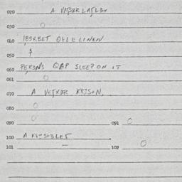 Eastern questionnaire, answ...