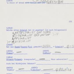 Western questionnaire, answ...