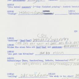 Western questionnaire, answ...
