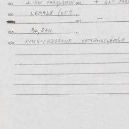 Eastern questionnaire, answ...