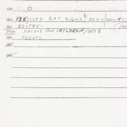 Eastern questionnaire, answ...