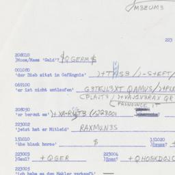 Western questionnaire, answ...
