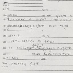 Eastern questionnaire, answ...