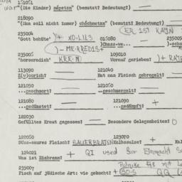 Western questionnaire, answ...