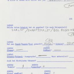 Western questionnaire, answ...