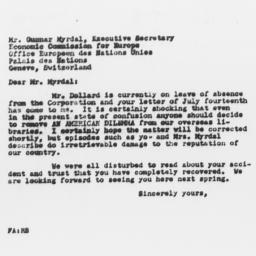 Letter from Florence Anders...