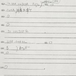 Eastern questionnaire, answ...