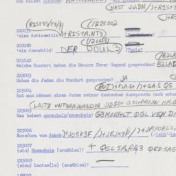 Western questionnaire, answ...