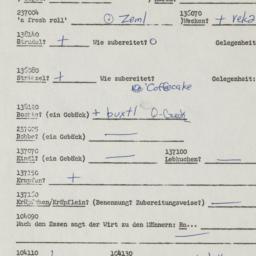 Western questionnaire, answ...
