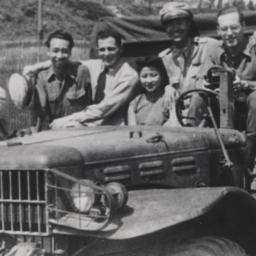 Group Of Seven In Jeep