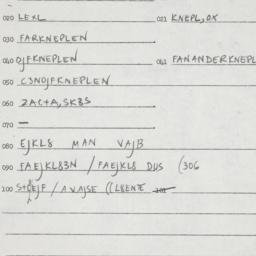 Eastern questionnaire, answ...