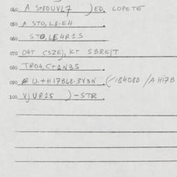 Eastern questionnaire, answ...