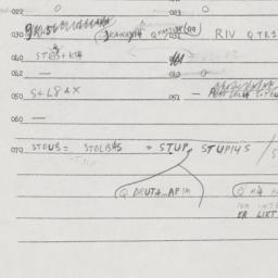 Eastern questionnaire, answ...