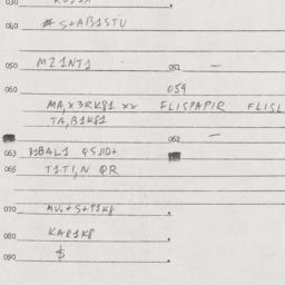 Eastern questionnaire, answ...