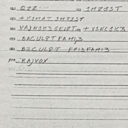 Eastern questionnaire, answ...
