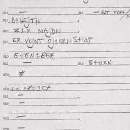Eastern questionnaire, answ...