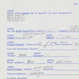 Western questionnaire, answ...